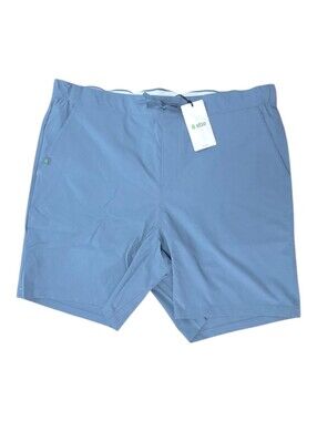 Stio Men's Vallis Shorts NWT Lined, 7.5" length Stormy Weather Blue sz XL